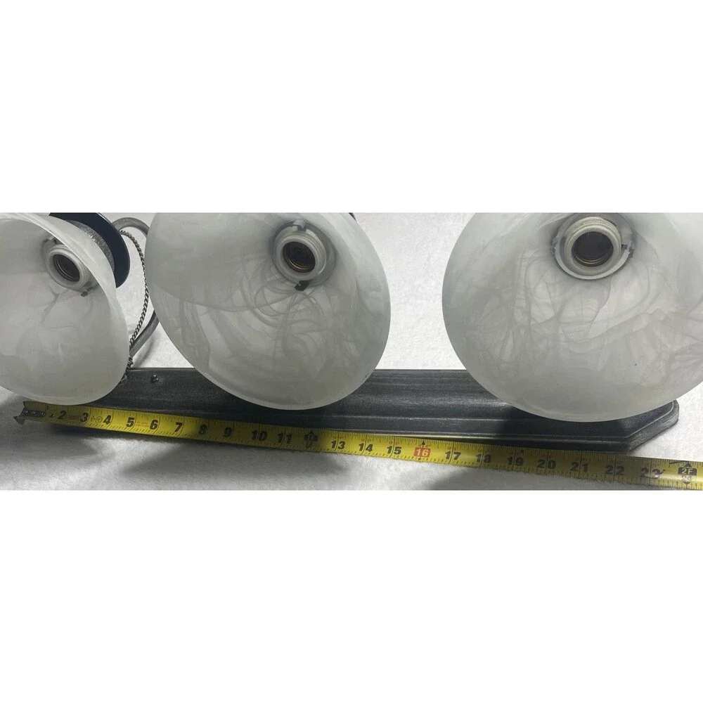 Color: Antique Black 3 Bulb Vanity Light for Bathroom - 3 Available $20 Each